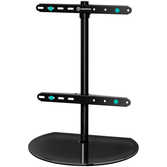 ONKRON Universal Swivel Table Top TV Stand for 32''-65'' TVs up to 35 kg, Black — image 1