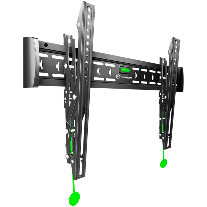 ONKRON Tilting TV Wall Mount for 43 to 85-inch Flat Panel TVs Digital Panels 68,2 kg, Black — image 1