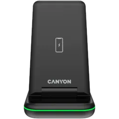 CANYON wireless charger WS-304 15W 3in1 Black