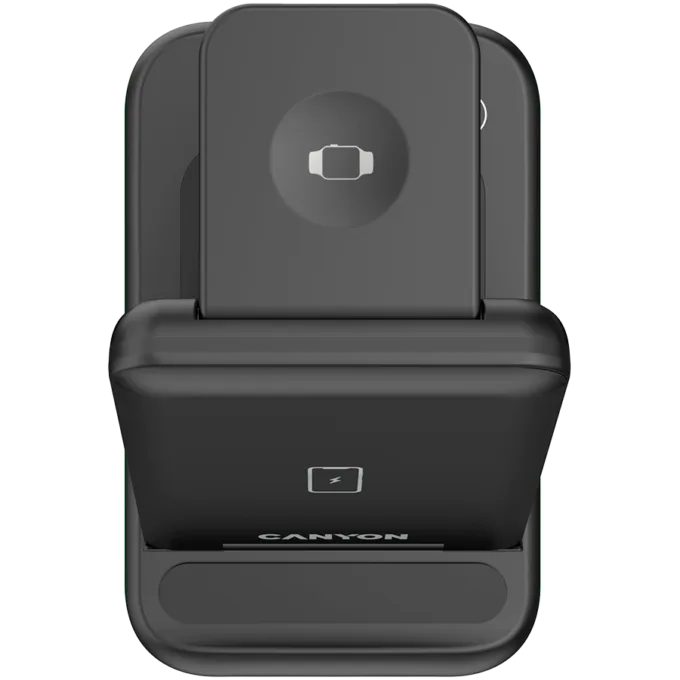 CANYON wireless charger WS-304 15W 3in1 Black — image 3