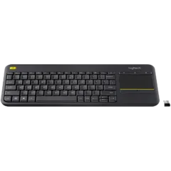 LOGITECH K400 Plus Wireless Touch Keyboard - WHITE - NORDIC