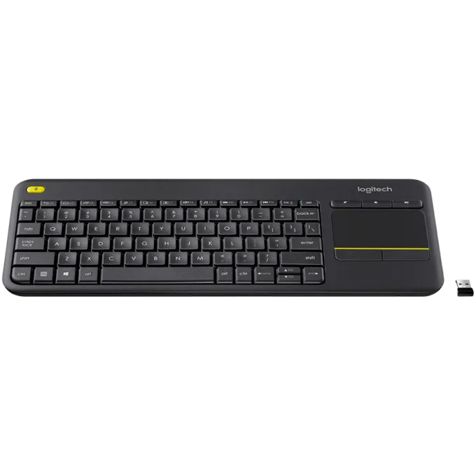 LOGITECH K400 Plus Wireless Touch Keyboard - WHITE - NORDIC — image 1