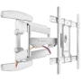 ONKRON Full Motion TV Wall Mount for 40 to 75-inch Flat Panel TVs Digital Panels 45,5 kg, White