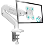 ONKRON Monitor Desk Mount for 13 to 32-Inch LCD LED OLED Screens up to 8 kg, White