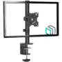 ONKRON Monitor Desk Mount for 13 to 34-Inch LCD LED OLED Screens up to 8 kg, Black