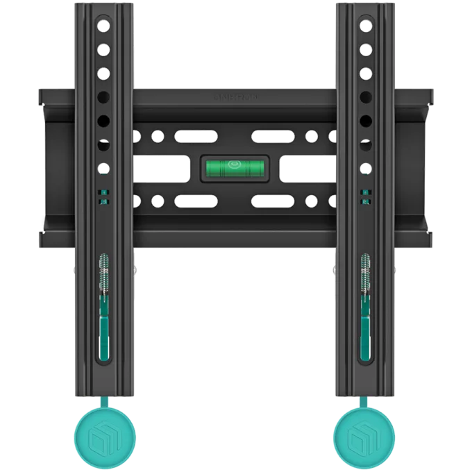 ONKRON Fixed TV Wall Mount for 17 to 43-inch Flat Panel TVs Digital Panels 30 kg, Black — image 1
