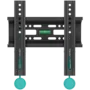 ONKRON Fixed TV Wall Mount for 17 to 43-inch Flat Panel TVs Digital Panels 30 kg, Black