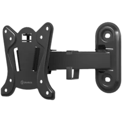 ONKRON Full Motion Roto TV Wall Mount for 10 to 35-inch Flat Panel TVs Digital Panels 20 kg, Black