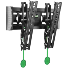 ONKRON Tilting TV Wall Mount for 17 to 43-inch Flat Panel TVs Digital Panels 36,4 kg, Black