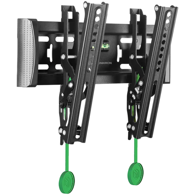 ONKRON Tilting TV Wall Mount for 17 to 43-inch Flat Panel TVs Digital Panels 36,4 kg, Black — image 1