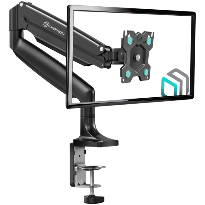 ONKRON Monitor Desk Mount for 13 to 32-Inch LED LCD Flat Monitors up to 9 kg, Black — image 1