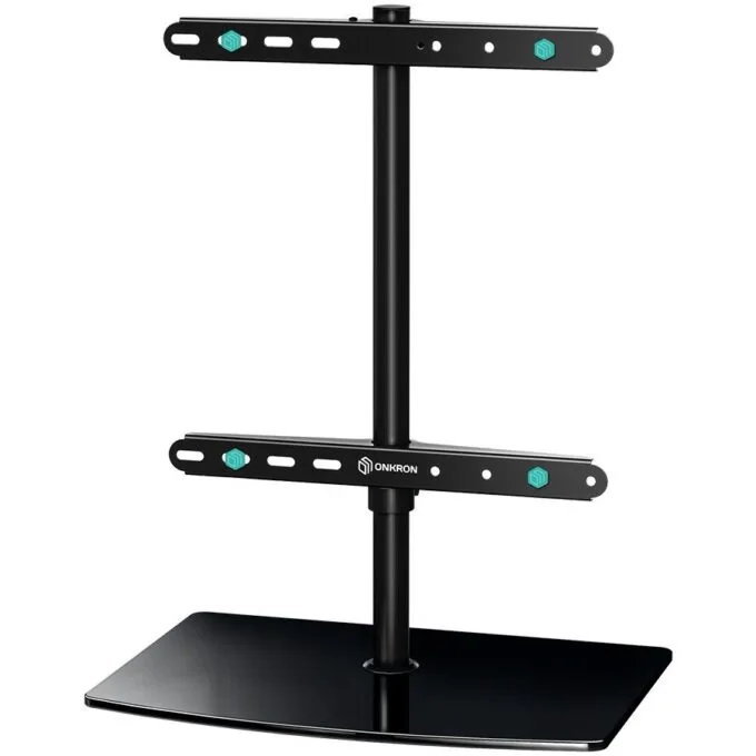 ONKRON Universal Swivel Table Top TV Stand for 32''-75'' TVs up to 35 kg, Black — image 1