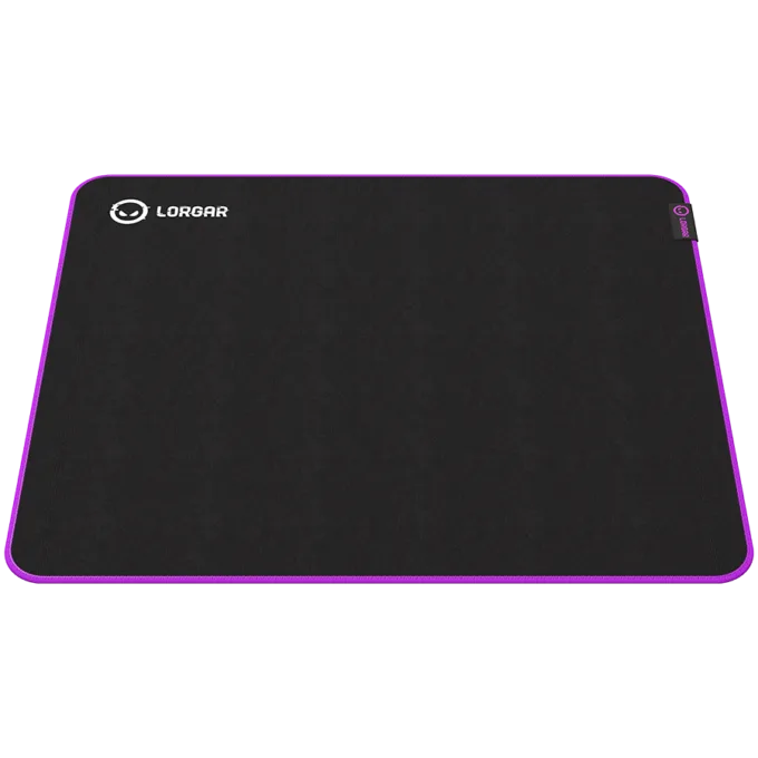 Lorgar Main 315, Gaming mouse pad, High-speed surface, Purple anti-slip rubber base, size: 500mm x 420mm x 3mm, weight 0.39kg — image 4