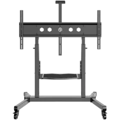 ONKRON Mobile TV Stand Rolling TV Cart for 50 to 100-Inch Screens up to 120 kg, black