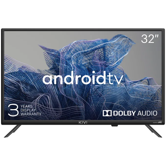 32" HD TV KIVI 32H740NB Smart TV Black — image 1