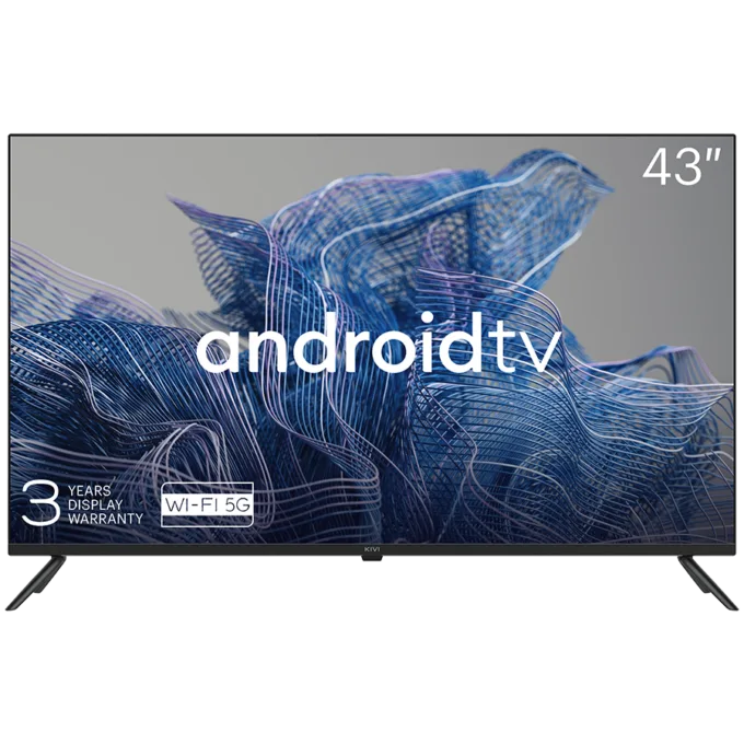 43', UHD, Google Android TV, Black, 3840x2160, 60 Hz, , 2x10W, 53 kWh/1000h , BT5, HDMI ports 4, 24 months — image 1