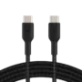 BELKIN USB-C to USB-C Cable Braided, 1M, Black