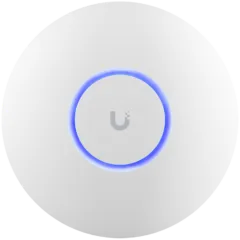 UBIQUITI U6+, WiFi 6, 4 spatial streams, 140 m² (1,500 ft²) coverage, 300+ connected devices, Powered using PoE, GbE uplink.