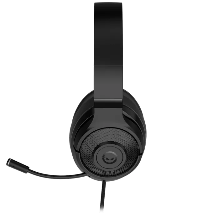 LORGAR Noah 101, Gaming headset with microphone, 3.5mm jack connection, cable length 2m, foldable design, PU leather ear pads, size: 185*195*80mm, 0.245kg, black — image 3