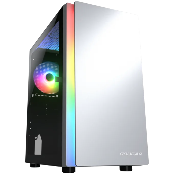 COUGAR PURITY RGB PC Case, Mini Tower, White — image 1