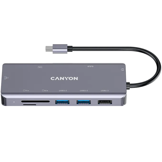 CANYON hub DS-11 9in1 USB-C Space Grey — image 1