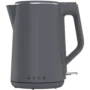 Electric Kettle, UK version, Grey, 220-240V~, 50/60Hz, 1850-2200W, 1.5L, 2 layers SS304, Strix U9901, L231*W160*H251mm, NW 1.05Kg*H241mm, NW 1.04Kg