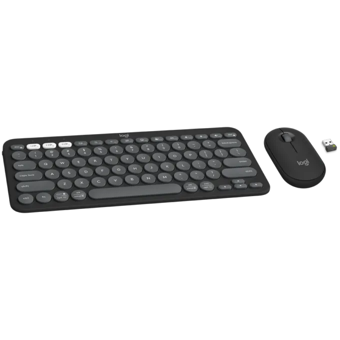 LOGITECH Pebble 2 Bluetooth Keyboard Combo - TONAL GRAPHITE - NORDIC — image 1