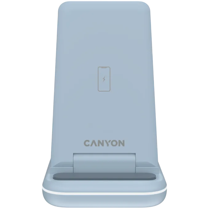 CANYON wireless charger WS-304 15W 3in1 Blue — image 3