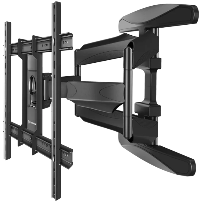ONKRON Full Motion TV Wall Mount for 40 to 75-inch Flat Panel TVs Digital Panels 45,5 kg, Black — image 1