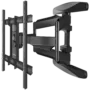 ONKRON Full Motion TV Wall Mount for 40 to 75-inch Flat Panel TVs Digital Panels 45,5 kg, Black