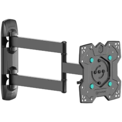 ONKRON Full Motion TV Wall Mount for 17– 43 Inch LCD LED Flat Screens up to 35 kgs, Black