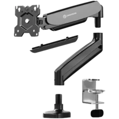 ONKRON Monitor Desk Mount for 13 to 32-Inch LCD LED OLED Screens up to 8 kg, Black