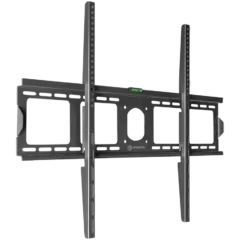 ONKRON Fixed TV Wall Mount for 55 to 100-inch Flat Panel TVs Digital Panels 75 kg, Black