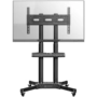 ONKRON Mobile TV Stand Rolling TV Cart for 40 to 65 Inch LCD LED TV Screens, Black