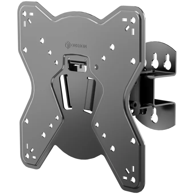 ONKRON Full Motion TV Wall Mount for 17 to 43-inch Flat Panel TVs Digital Panels 35 kg, Black — image 1