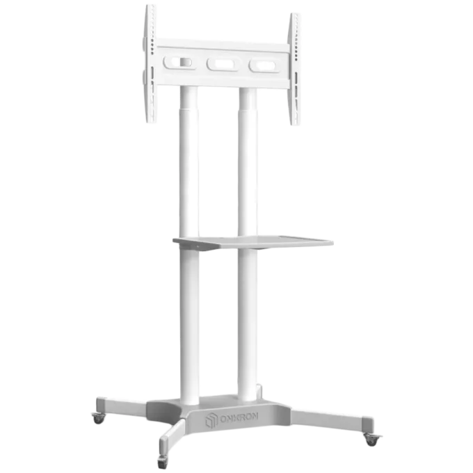 ONKRON Mobile TV Stand Rolling TV Cart for 40 to 65 Inch LCD LED TV Screens, White — image 1