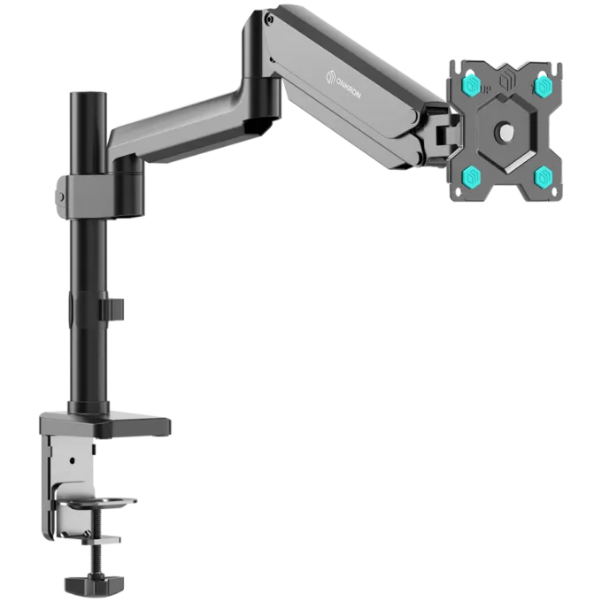 ONKRON Single Monitor Desk Mount for 13'' to 34" LCD LED Screens up to 12kg, Black. — image 1