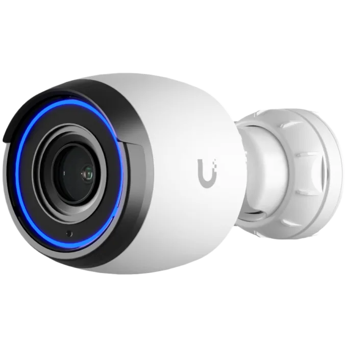 UBIQUITI G4 Pro; 4K (8MP) video resolution; 3x optical zoom;I event detections; 15 m (50 ft) IR night vision; Audio recording with an integrated microphone; Connect and power using PoE; Weatherproof (outdoor exposed) — image 1