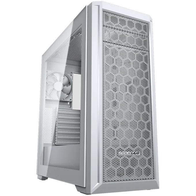 COUGAR MX330-G PRO PC Case, Mid Tower, White — image 1