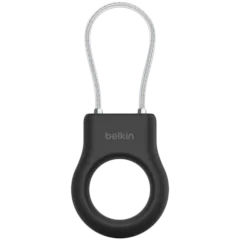 BELKIN Secure Holder with Wire Cable - Airtag - Black