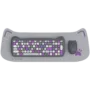 CANYON HSET-W6 EN Keyboard+Mouse Kitty Edition AAA+АА Wireless Violet