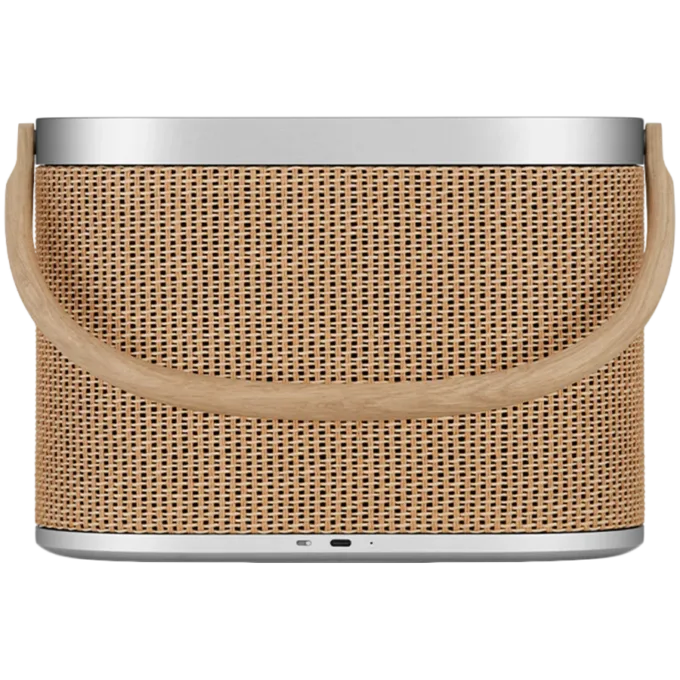 Beosound A5 Speaker Nordic Weave (Cover Nordic Weave/Handle Oak) — image 2
