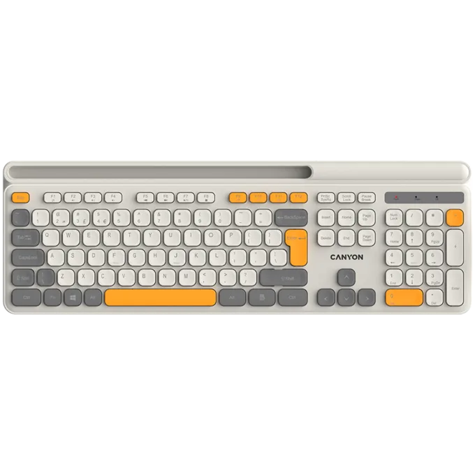 CANYON keyboard HKB-W03 EN AAA Wireless Beige — image 1