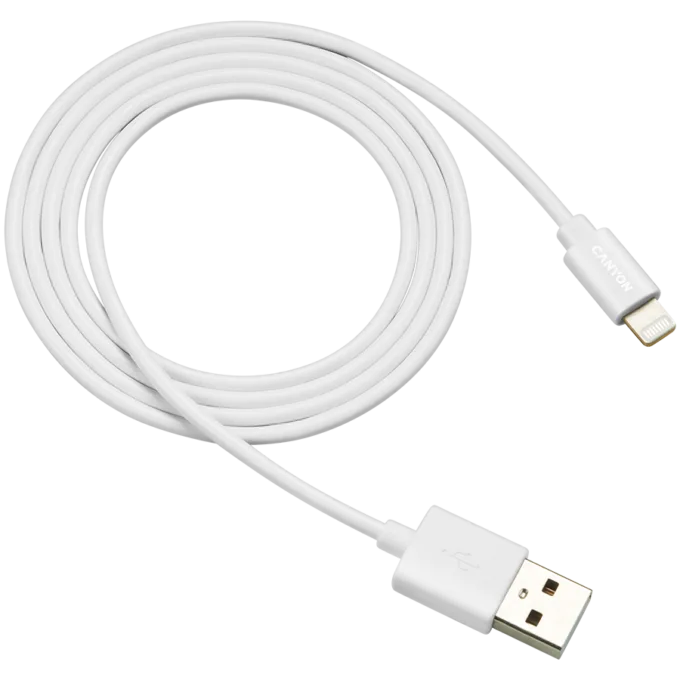 CANYON cable MFI-1 Lightning 12W 1m White — image 1