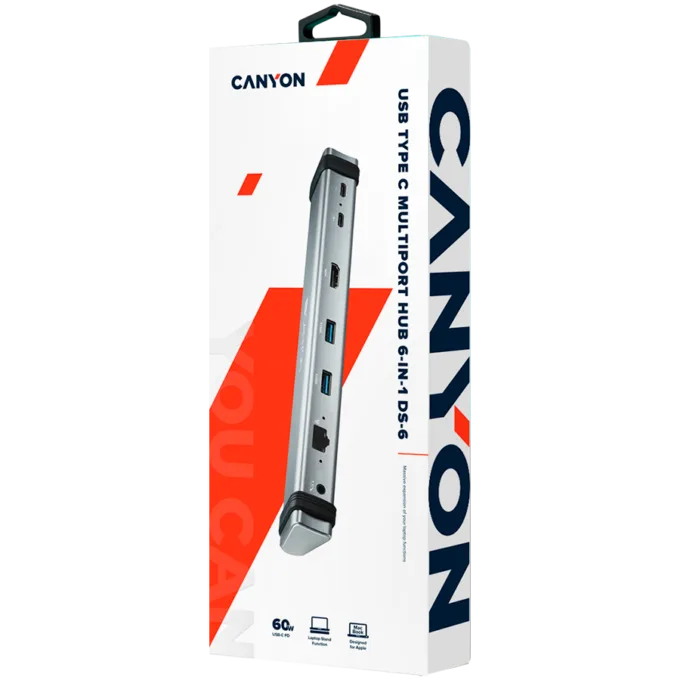 CANYON hub DS-6 6in1 USB-C Space Grey — image 5