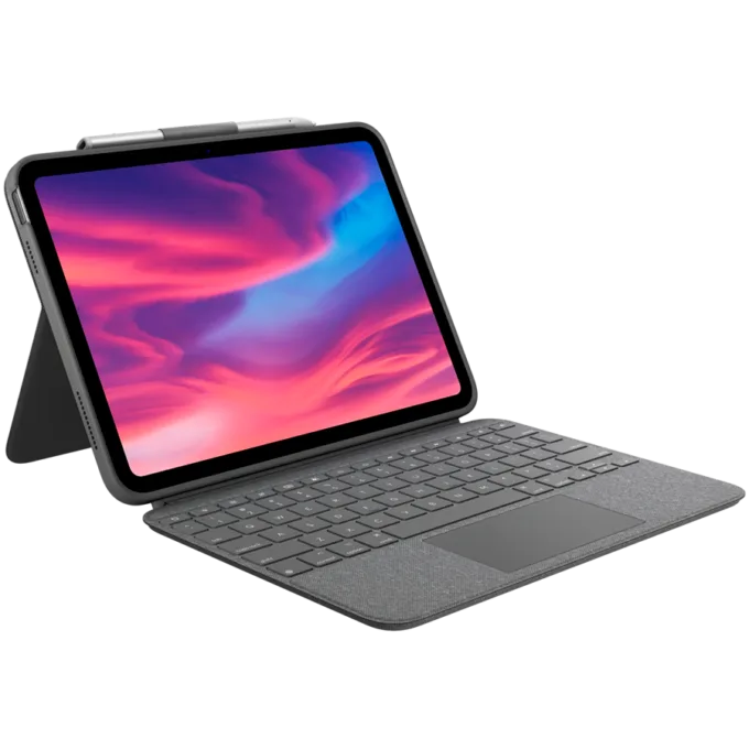 LOGITECH Combo Touch for iPad (10th gen) - OXFORD GREY - US - OTHER- INTNL-973 — image 1
