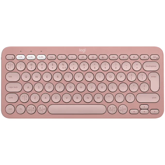 LOGITECH K380 for MAC Multi-Device Bluetooth Keyboard - ROSE - NORDIC — image 1