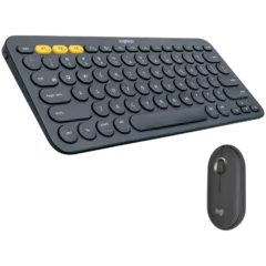 LOGITECH Pebble 2 Bluetooth Keyboard Combo - TONAL GRAPHITE - FRA