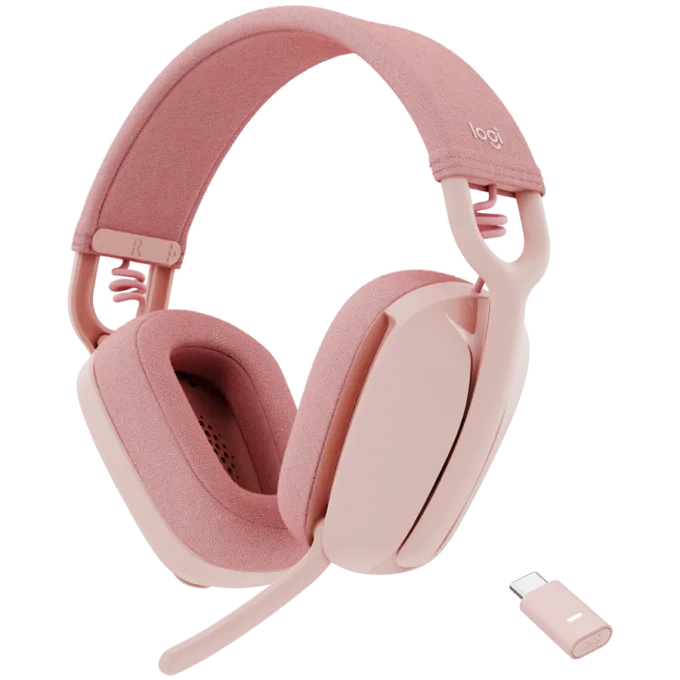 LOGITECH ZONE VIBE WIRELESS MS - ROSE,A00167/A00172,MS,MFI - BT - EMEA-914 - QUADRUN DG,TEAMS,ZOOM,GOOGLE — image 1