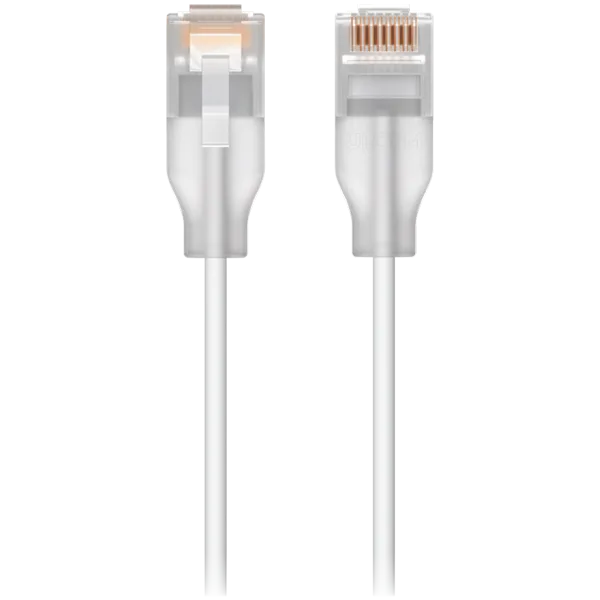 Ubiquiti UACC-Cable-Patch-EL-0.15M-W UniFi Etherlighting Patch Cable, Translucent booted RJ45 for optimal Etherlighting brightness, Outer diameter 2.5 mm — image 1